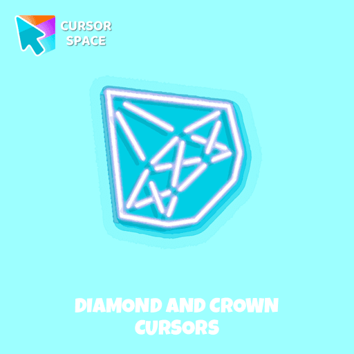 Diamond and crown cursors arrow cursor